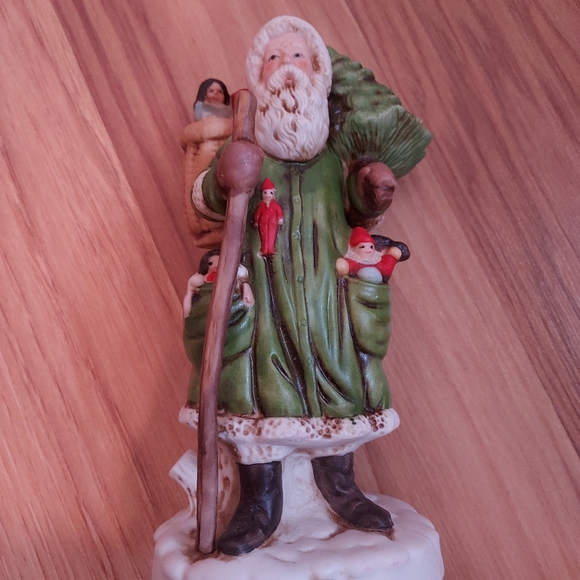ENESCO The Santa Claus Shoppe St Nicholas Circa 1890 Mrs Grossmans Paper Co 1985 - Picture 6 of 8